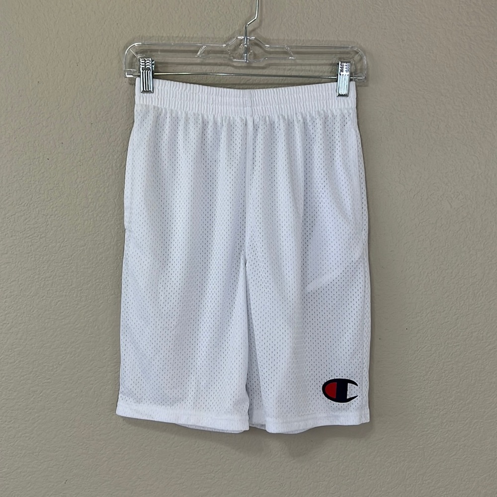 Champion Authentic Athleticwear Youth White Basketball Shorts XL